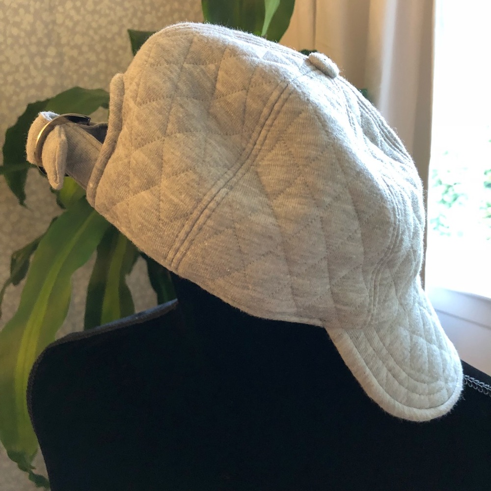 Hat Attack quilted grey baseball cap from Anthro